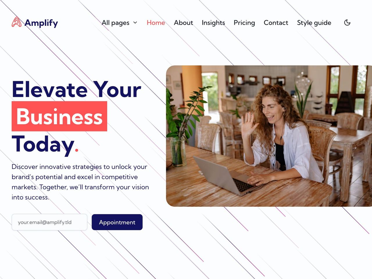 Professional Business Consultant Template with Svelte & Tailwind