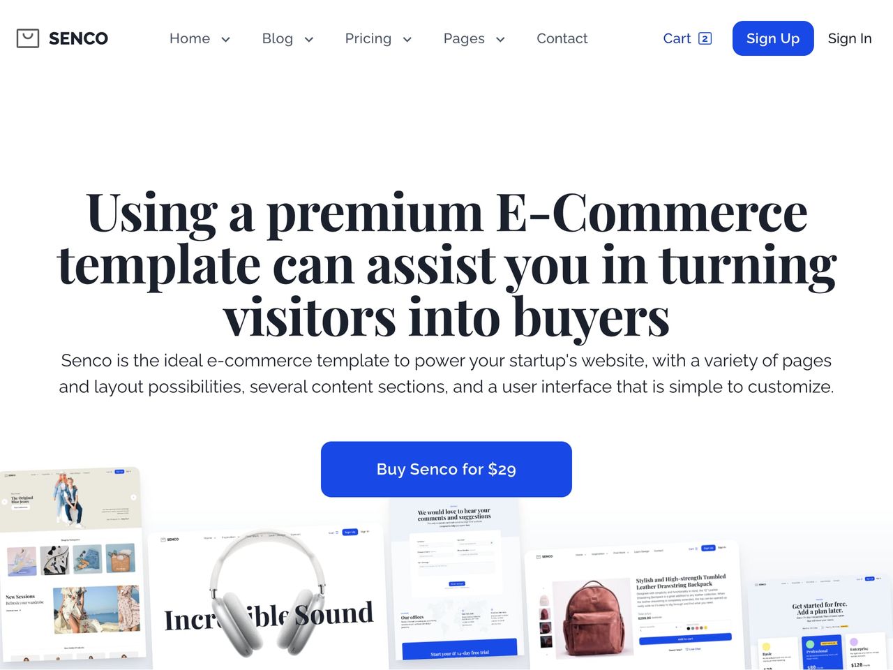 Responsive Multipurpose React eCommerce Template with Chakra UI
