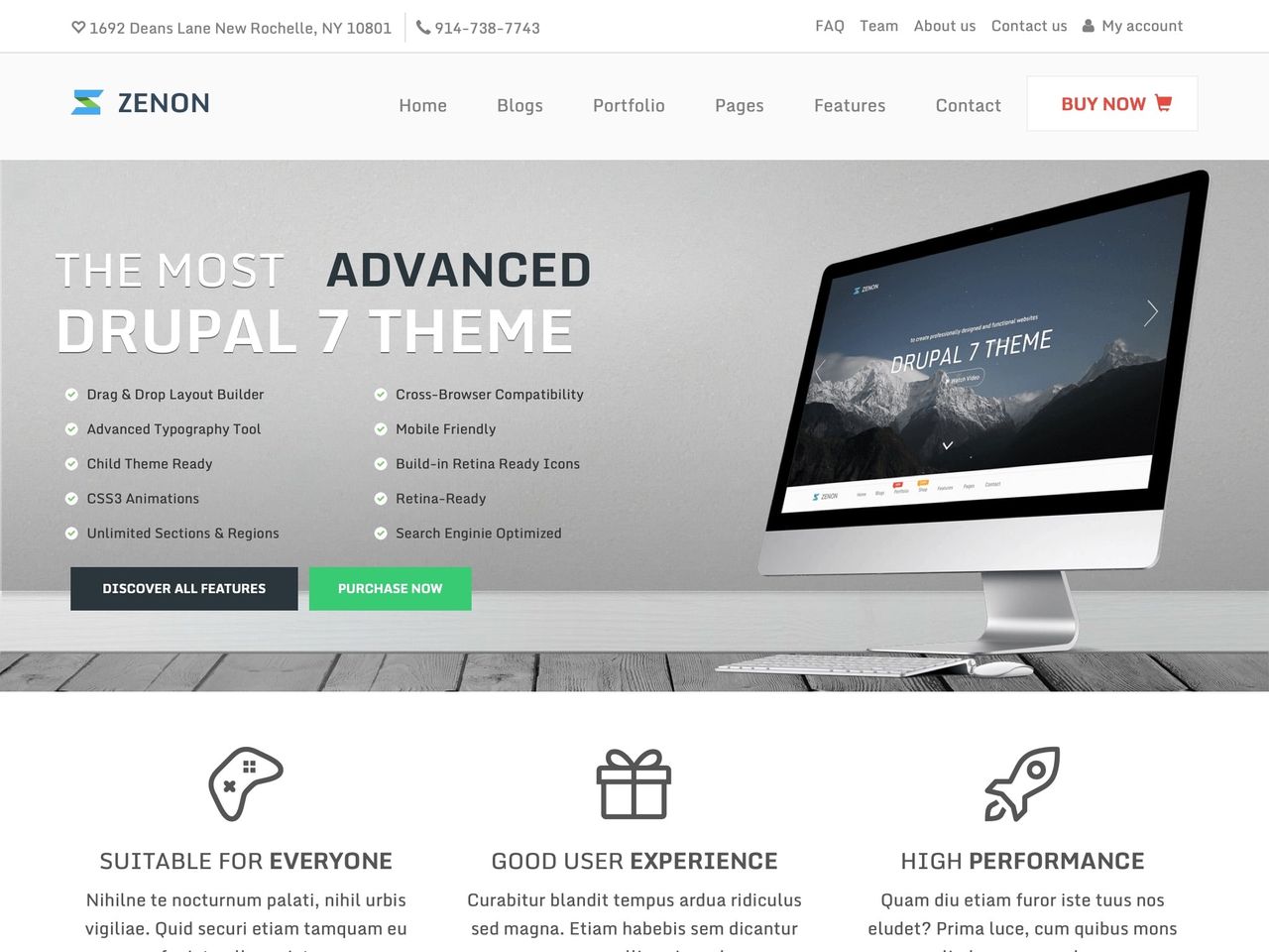 Multipurpose Drupal 7 Theme